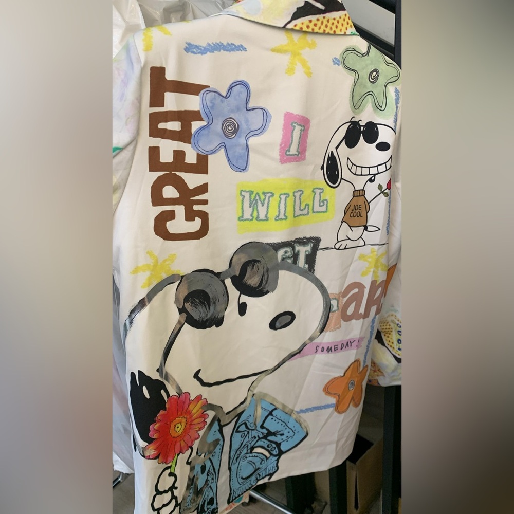 Colorful Graphic Jacket. Made in Italy  One Size - Picture 3 of 6